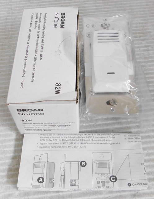 Broan-NuTone 82W Humidity Sensing Wall Control