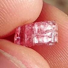 ULTRA RARE DT CATS EYE PINK ORANGE IMPERIAL TOPAZ FROM OURO PRETO, BRAZIL