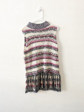 NWT Hayden Los Angeles Boho Fringe Sweater Dress M/L