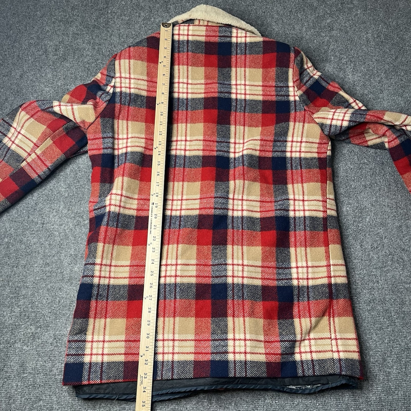 vtg Pendleton Jacket wool Lumberjack Flannel Mens… - image 5