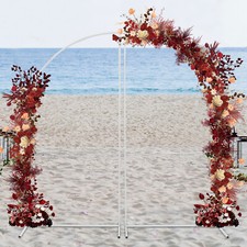 Set of 2 Metal Arch Background Stand, Wedding Arch Flower Frame for Decoration