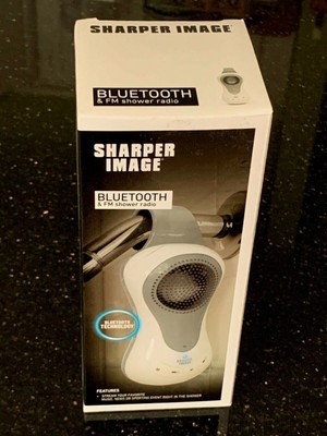 sharper image bluetooth shower radio