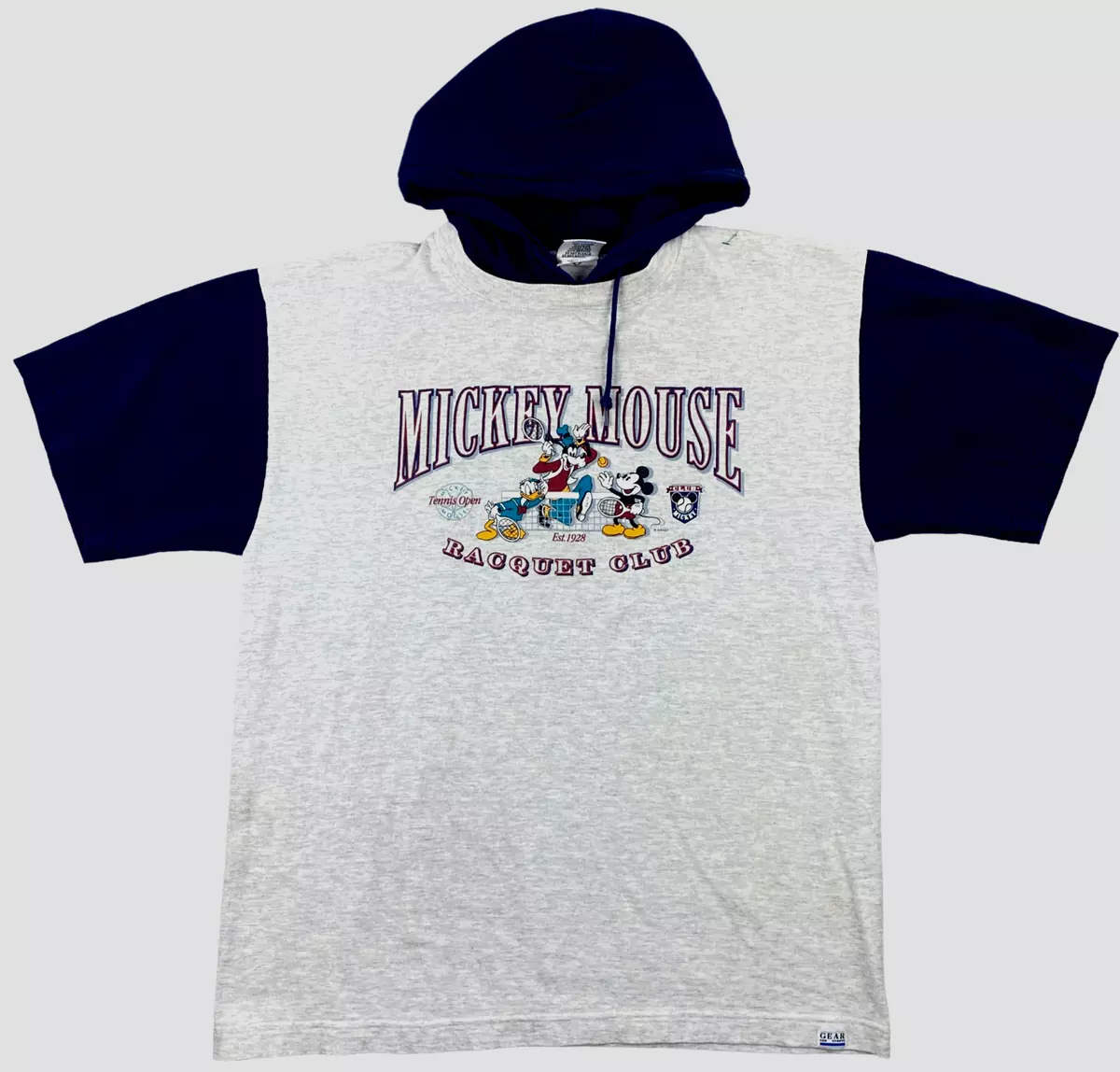 Mickey mouse hoodie with tennis racket sale
