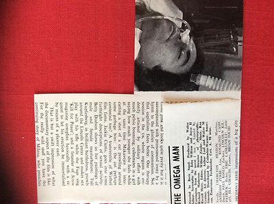 m78a ephemera 1972 filmkritik the omega man charlton heston rosalind cash