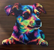 ADORABLE COLORFUL DOG Wooden Jigsaw Puzzle, Medium size A4, NEW in box