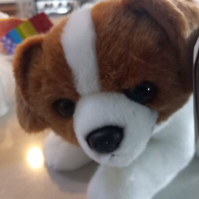 Miyoni Tots By Aurora 9" White Brown Jack Russell Terrier Puppy