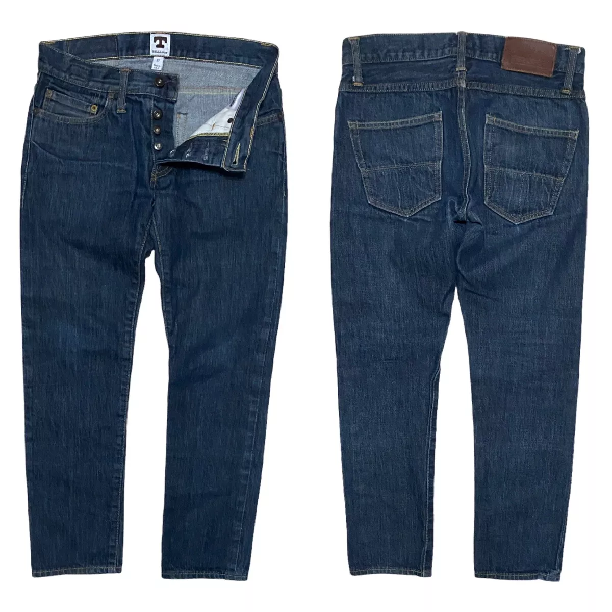 Tellason Ladbroke Grove Slim Tapered White Oak Selvedge Denim