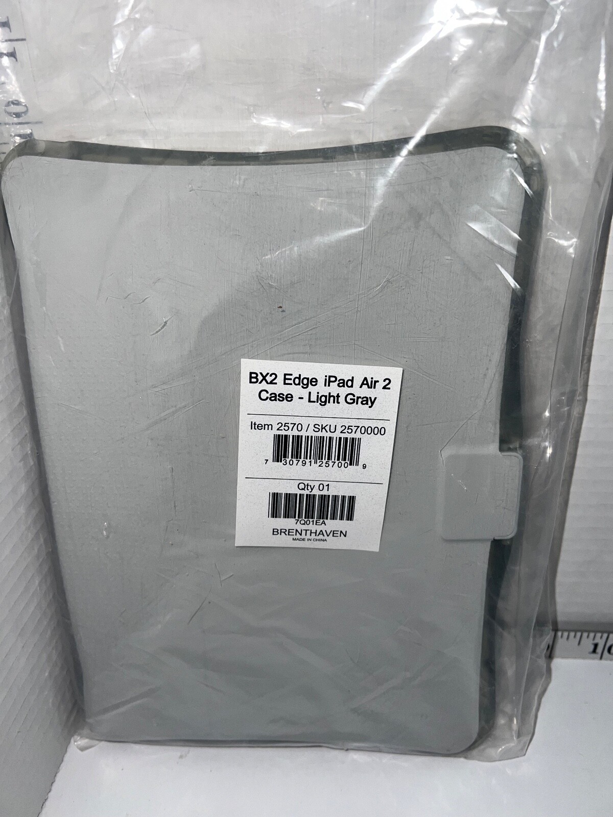 Brenthaven Edge iPad Air 2 case Light Gray BX2 Item 2570 9.5