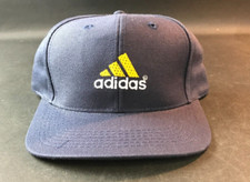 ADIDAS Vintage 90's Snapback Hat Black Men s Adjustable Fit New With Tags