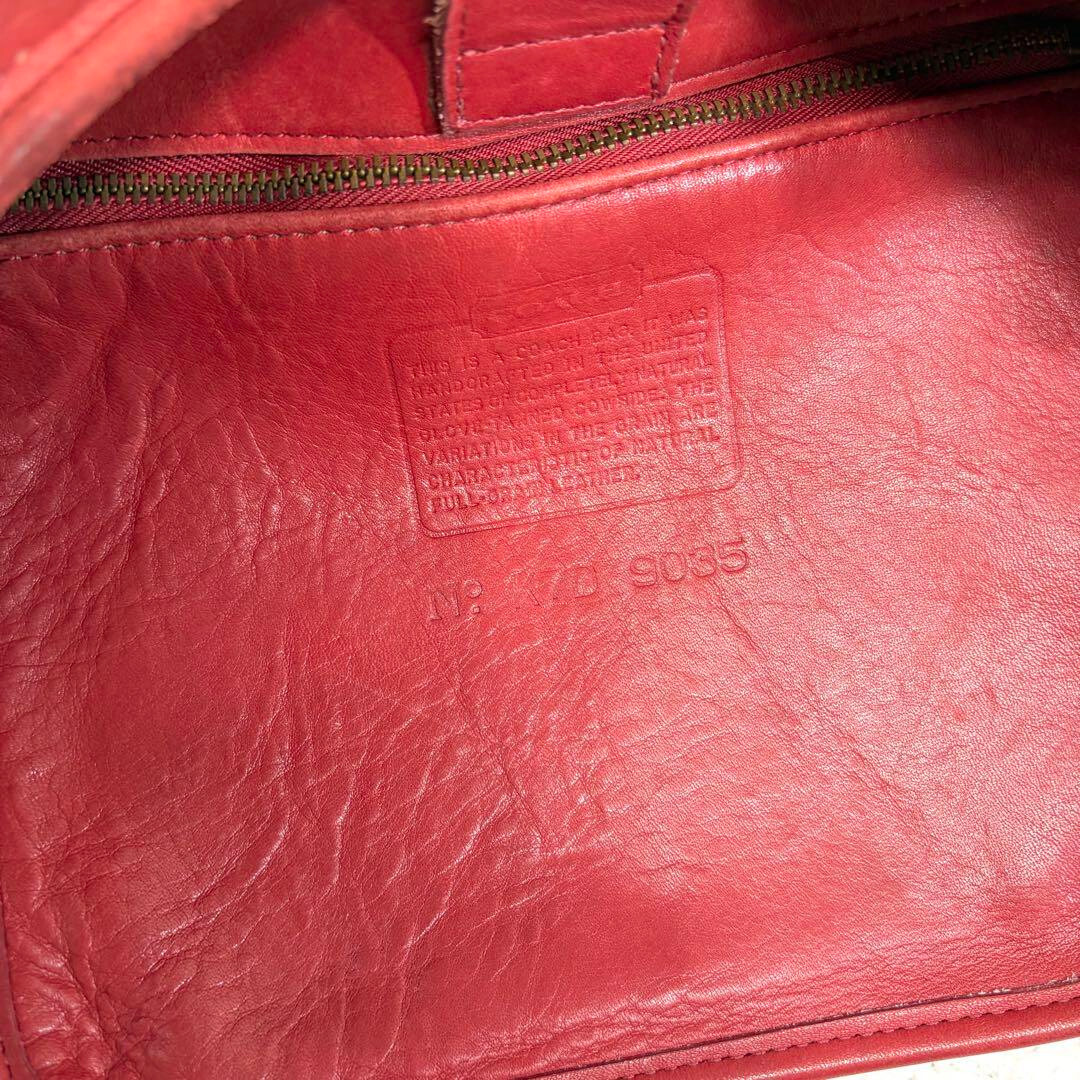 バッグ VINTAGE OLD COACH ERGO SHOPPER RED BAG Vintage Old Coach Ergo Shopper Red Bag 1990s Rare Shoulder