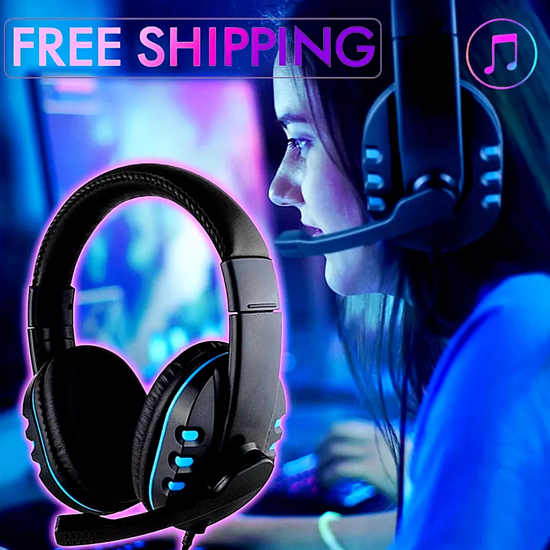 Por ley más ajuste Cascos Gaming PS4 Audifonos Auriculares Gamer PC Xbox One Gamer Con  Microfono PS | eBay