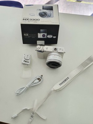 Samsung NX NX-3300 20.3MP Digitalkamera - Weiß (Kit mit OIS i-Function  16-50mm | eBay