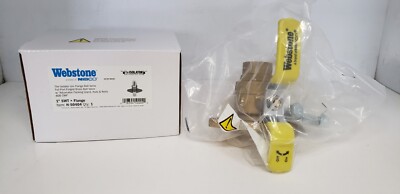 WEBSTONE H-50404 1'' SWT x FLANGE, BALL VALVE, FORGED BRASS, NIB