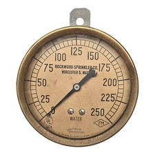Rockwood Sprinkler Co., 0-250 agua, calibre UL 667A Jas. P. Marsh Corp. 1957