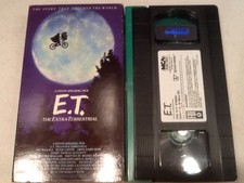 E T The Extra Terrestrial Steven Spielberg VHS 1988 Green Door Edition Free Ship