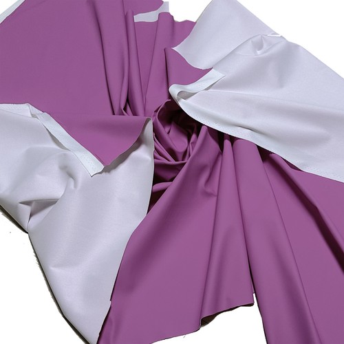MATTE VINYL PLEATHER GOTHIC FETISH FABRIC WATERPROOF RAINCOAT BLACK WHITE 54'W - Picture 116 of 149