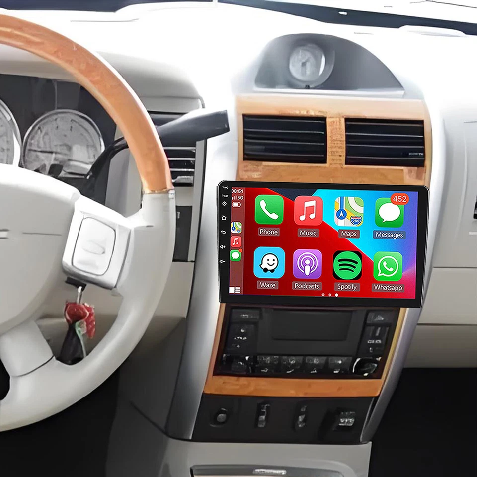10,1-дюймовый Carplay для Chrysler Aspen 2007-2009 Android автомобильное стерео радио Wifi плеер - Изображение 4 из 4