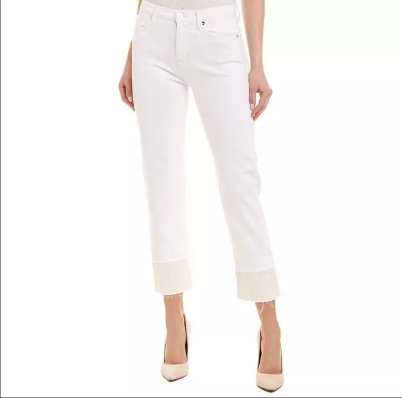 Hudson white cheap jeans