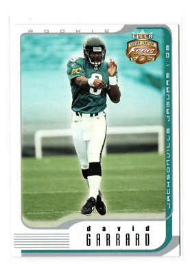 2002 Fleer Focus Jersey Edition #'d/1850 David Garrard #103 Rookie RC Jaguars NM