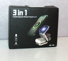 3-in-1 Foldable Wireless Charger Stand Magnetic- for iPhone 14 13/Apple Watch S8
