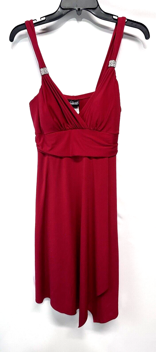 Fredericks of Hollywood Red Dress Fit & Flare Sexy Retro Vintage Old  Hollywood 6 | eBay