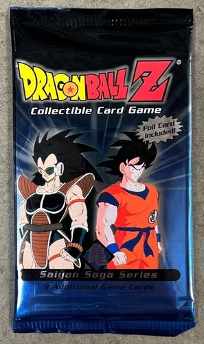 1x DBZ CCG Saiyan Saga Dragon Ball Z Score Factory Sealed Booster Pack Limited