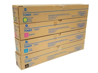 OEM Konica Minolta toner set TN324K TN324Y TN324M TN324C C368 C308 C258 Black +