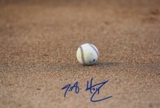 J.A. Happ NY Yankees Cardinals signed 4x6 photo autograph not JSA Beckett PSA