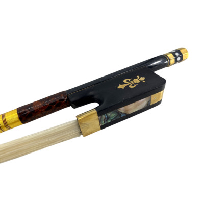 Uncovered Carbon Fiber Viola Bow 16 Inch Full Size Baroque Style  Round Stick