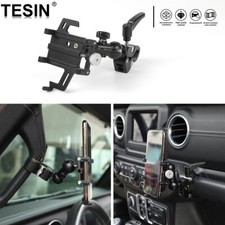 Metal Car A-Pillar Mount Phone Holder Bracket Stand for Jeep Wrangler JK JL JT