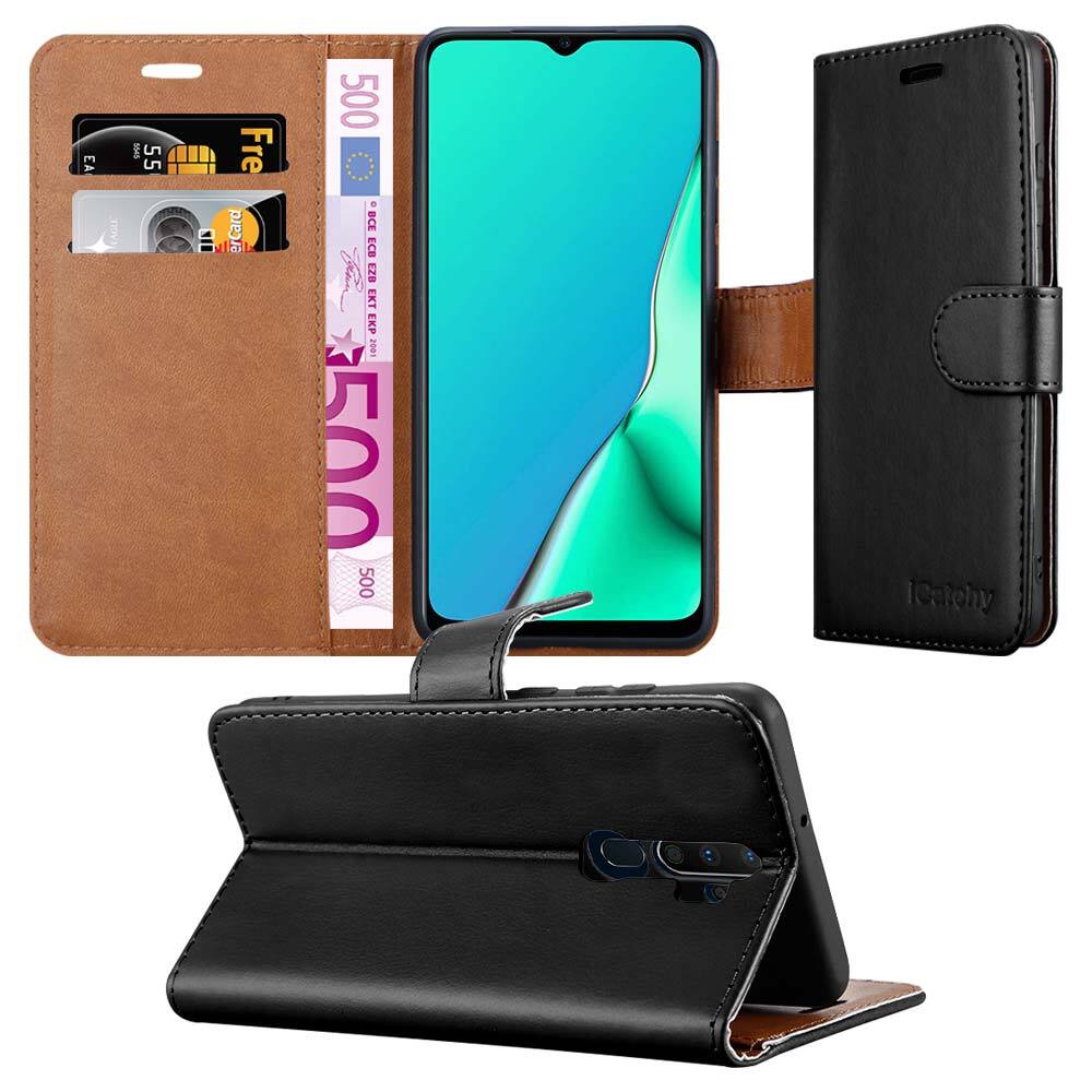 Custodia Portafoglio Per Oppo A9 2020/A5 2020 - Flip Pelle Con Slot Carte, Chiusura Magnetica, Viola Chiaro - Foto 13