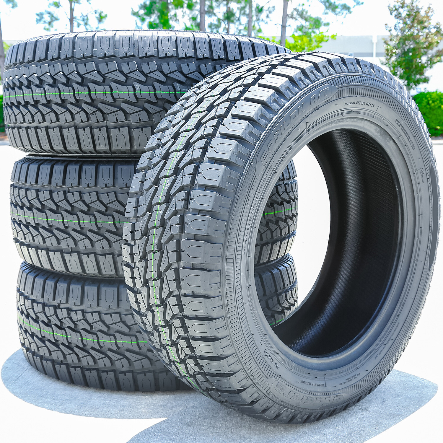 2 Tires Accelera Epsilon AT Steel Belted LT 225/75R16 E 10 Ply A/T All Terrain