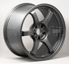 Set Of 4 Gram Lights 57dr 18x9.5 12 5x114.3 Gun Blue 2 Wheels