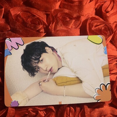 Suga BTS BOY GROUP BUTTER  Edition Celeb K-pop Photo Card Orange