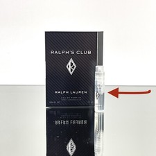 Ralph Lauren RALPH'S CLUB Eau De Parfum 0.04oz-1.2ml Spray SAMPLE VIAL C76
