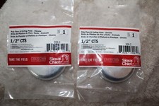 TWIN PACK Sioux Chief 1/2  CTS Floor  Ceiling Split Plate 926  2 new 2 PACK