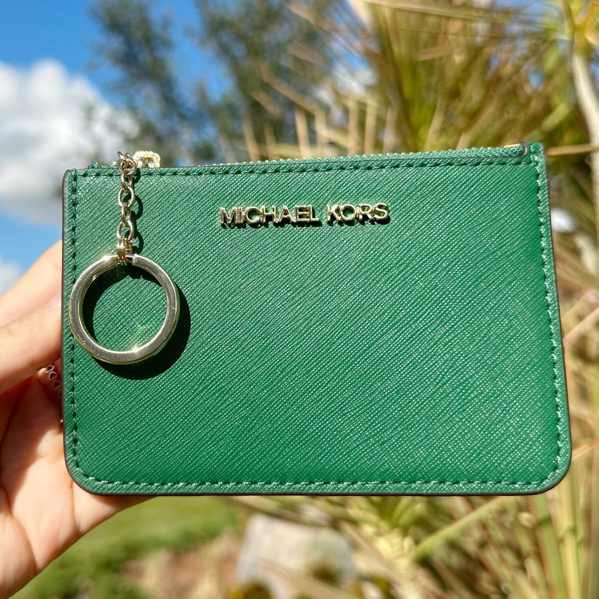 Michael Kors Jet Set Travel Large Saffiano Leather in Green - One Size