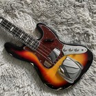 Vintage Custom Shop 1961 Jazz Electric Bass Guitar Heavy Relic Jb Aged Sunburst