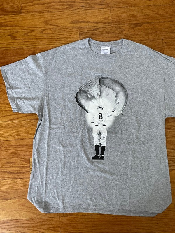 Yogi Berra Yankee Baseball T-Shirt X-Large NOS