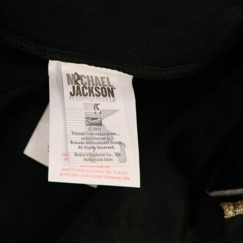 Disfraz de Michael Jackson utilería Chaqueta Militar Negra Rubie's 884230 Mediana Edad 5-7 - Imagen 4 de 6