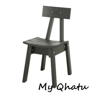 Ikea Industriell Chair Black Solid Wood New Ebay