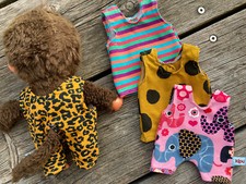 Puppenkleidung für Plüschtier Äffchen Gr. 20 cm Jumper Strampler Teddy Bär