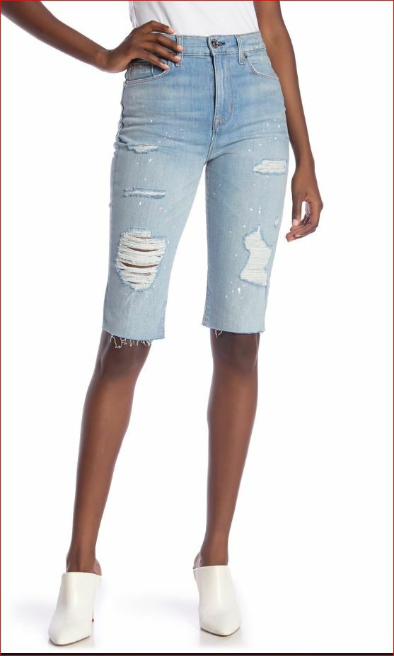 Old Navy | Shorts | Midrise Ripped Cutoff Boyfriend Jean Shorts