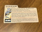 1983 GI Joe Torpedo file card ARAH