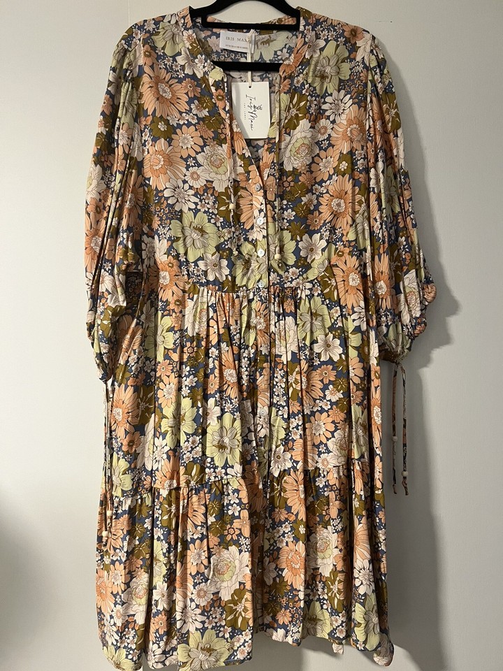 Ladies Dress Size 18, Floral Pattern, Brand New With Tags eBay