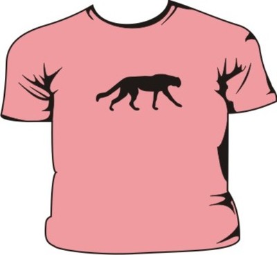 Kinder T-Shirt Gepard Rosa