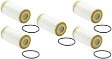 Juego de 5 filtros de aceite de motor WIX para A3 A4 A6 Q3 A5 Quattro Arteon Atlas Beetle GTI