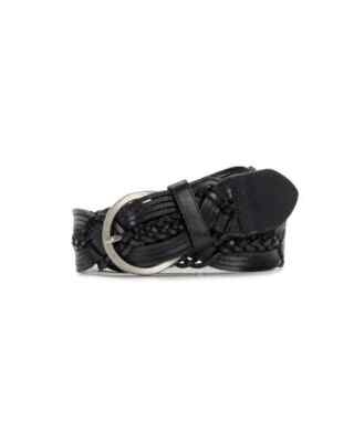 Patricia Nash Braided Catullo Belt - Black/Silver | eBay