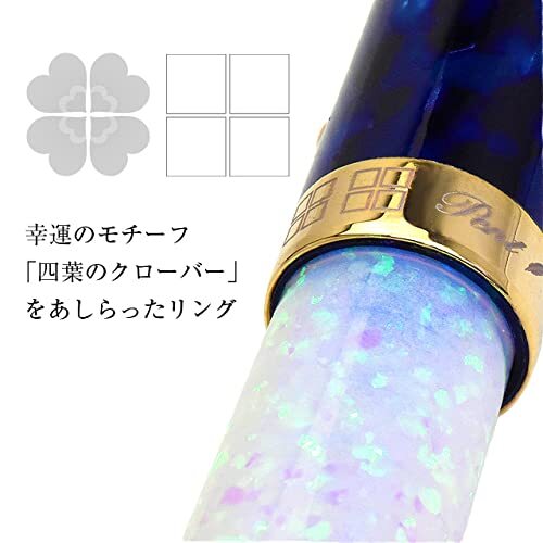 Pent by Onishi Seisakusho Fountain pen Special product Fantasia Frost Flower F - Picture 6 of 9