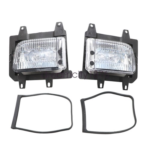 Front Bumper Clear Plastic Lens Fog Lights For 1985-93 BMW E30 3-Series New - Picture 10 of 10